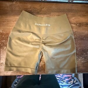 Alphalete Women's Olive Bike Shorts
